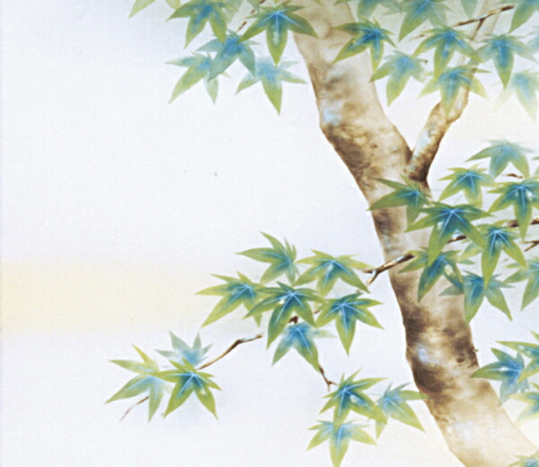 楽天市場】掛け軸 掛軸（かけじく） 楓に川蝉 （吉田 豊青）全国送料