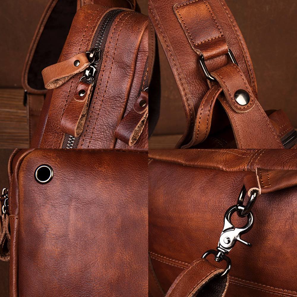 楽天市場】ボディバッグ メンズ BIGレザーボディバッグ 夏 30代 横型