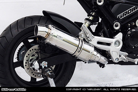 楽天市場】WirusWin ウイルズウィン スリップオンマフラー グロム