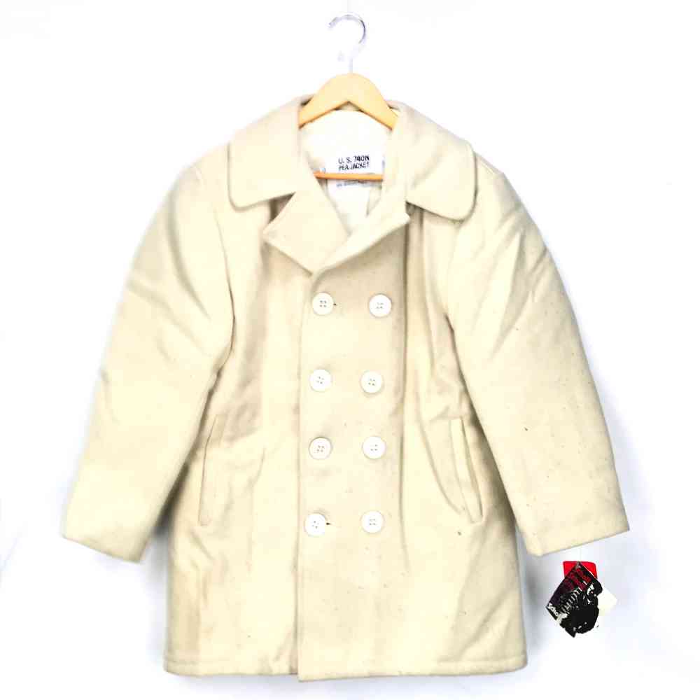 楽天市場】ショット Pコート サイズ表記 10 ホワイト schott 長袖 無地