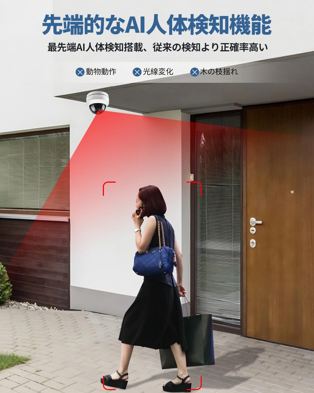 楽天市場】【AI人体検知・自動追跡・音声録画】防犯カメラセットドーム