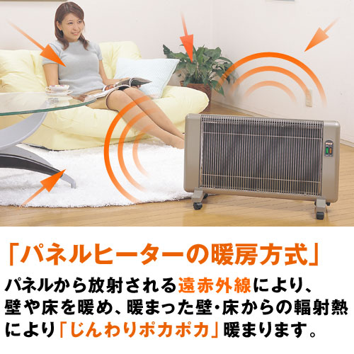 超美品 2023年製 夢暖望400型 遠赤外線パネルヒーター アールシーエス