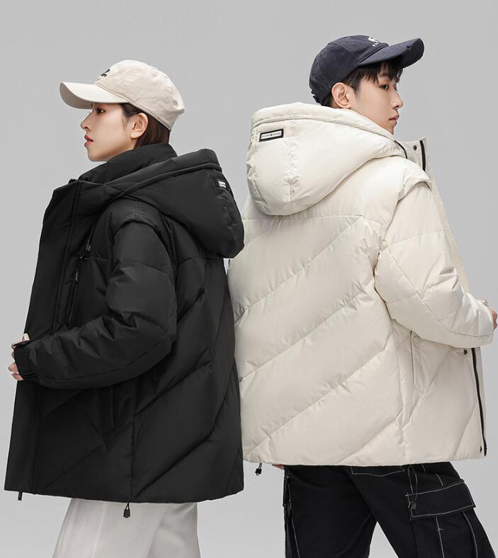 楽天市場】【送料無料】メンズ ダウンコート ショートコート フード