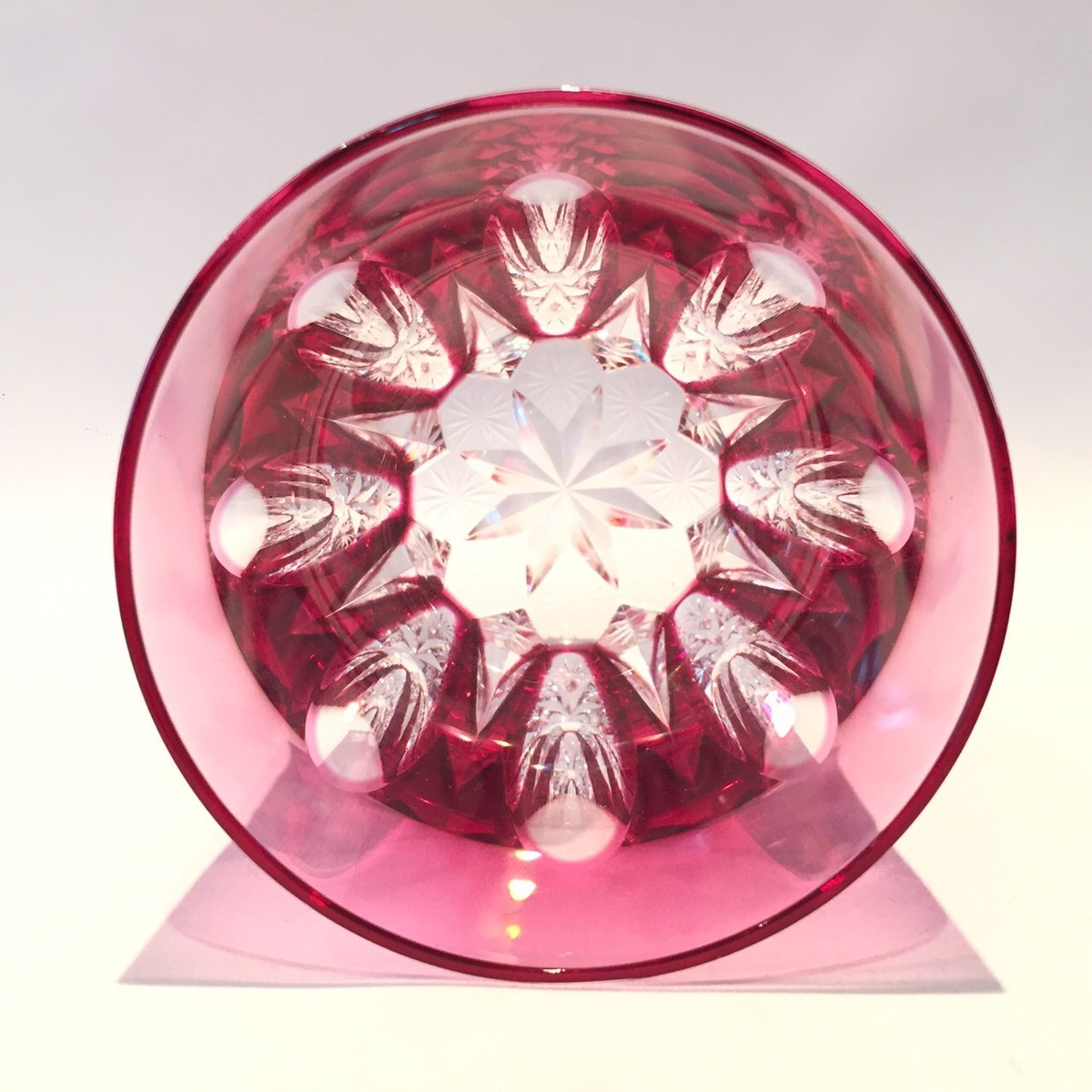 楽天市場】ホヤクリスタル ロックグラス 色被せ切子 HOYA Crystal