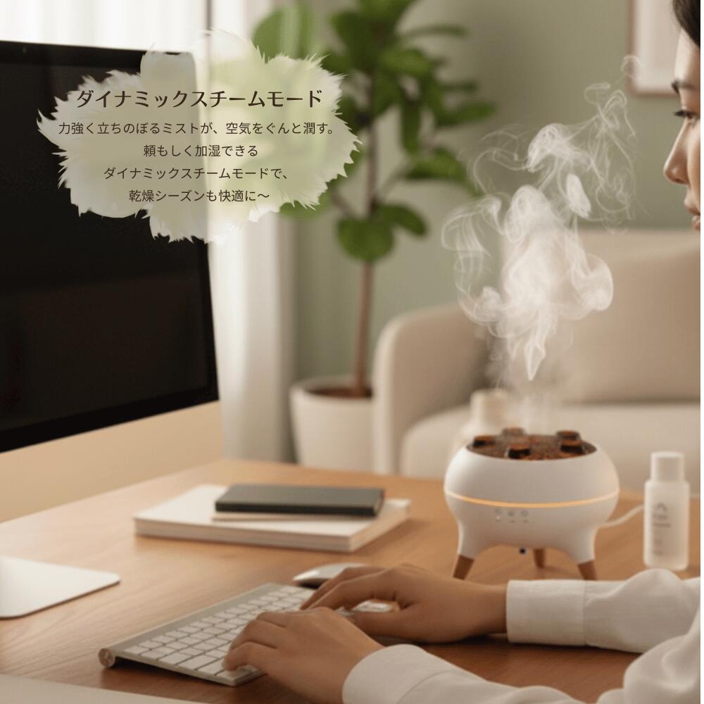 楽天市場】加湿器 アロマ加湿器 アロマディフューザー 卓上加湿器