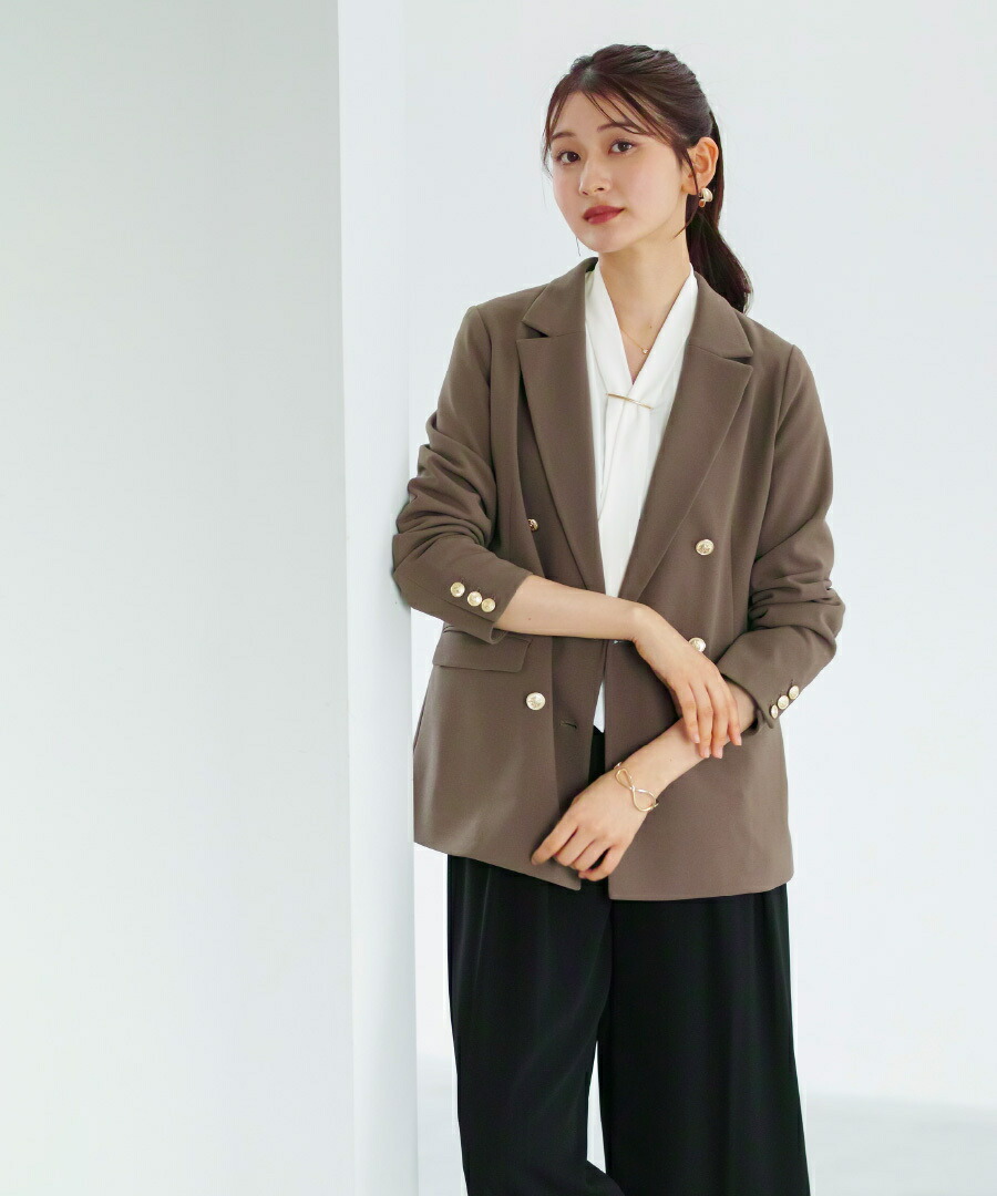 楽天市場】洗えて動けるワーママダブルジャケット【手洗いできるハイ