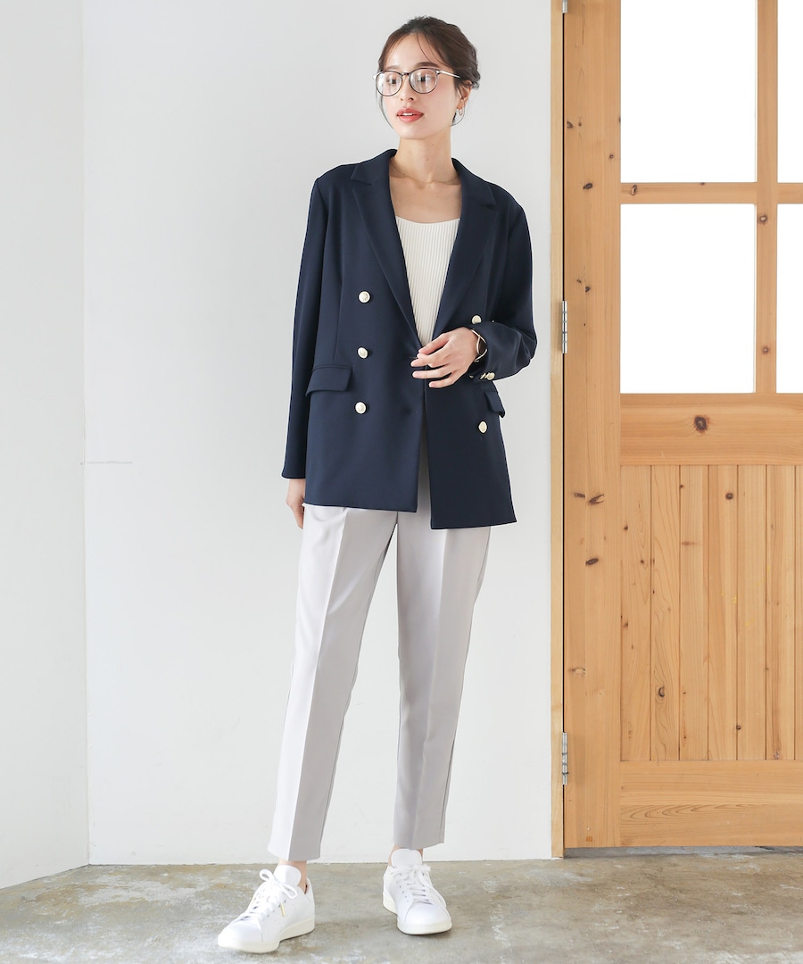 楽天市場】洗えて動けるワーママダブルジャケット【手洗いできるハイ