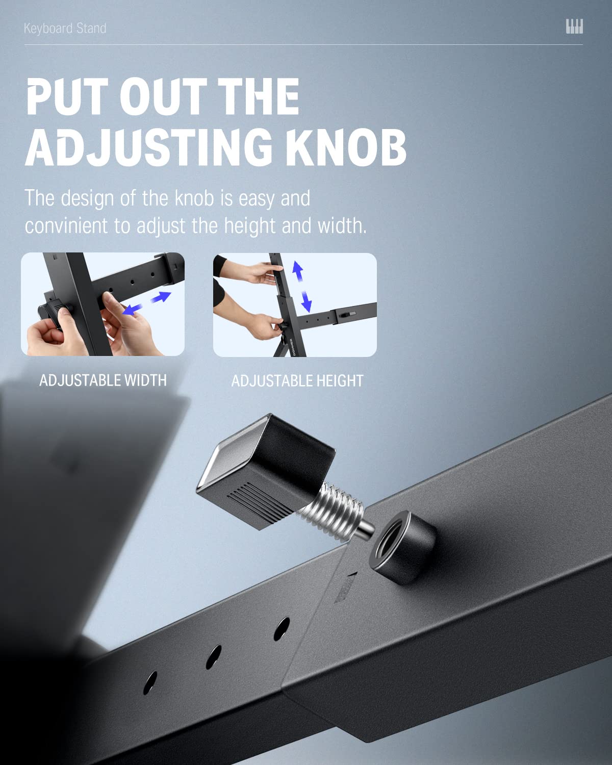 楽天市場】【送料無料】Donner 電子キーボード ピアノ Z型 スタンド