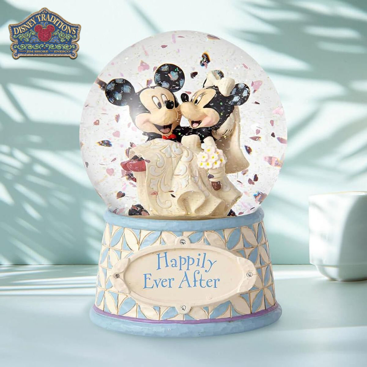 楽天市場】 ミッキー ミニー スノードーム ウェディング 16.5cm