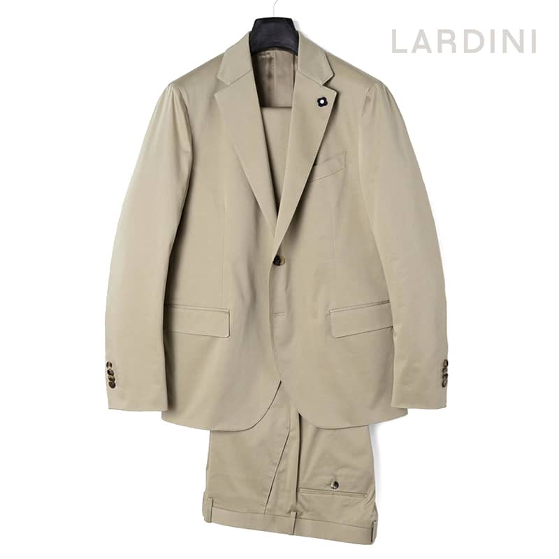 楽天市場】LARDINI / ラルディーニ｜コットンストレッチサテン2Bスーツ