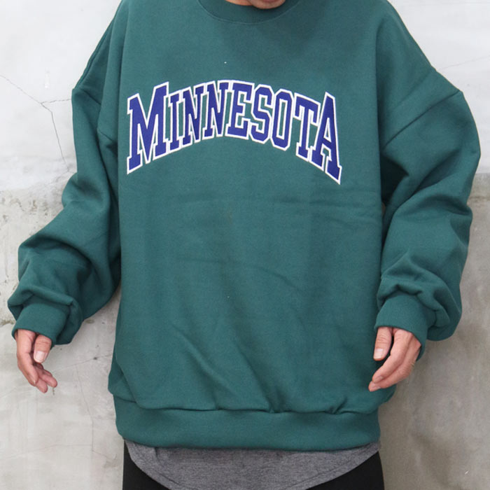 楽天市場】MINNESOTA ロゴデザインビッグトレーナー トップス メンズ