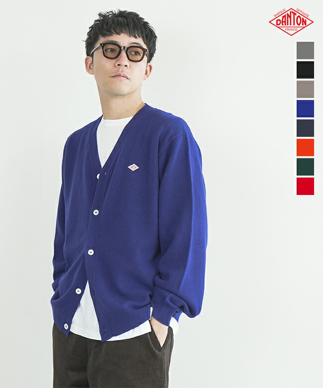楽天市場】◇[DT-D0030LMW]DANTON(ダントン) V NECK CARDIGAN