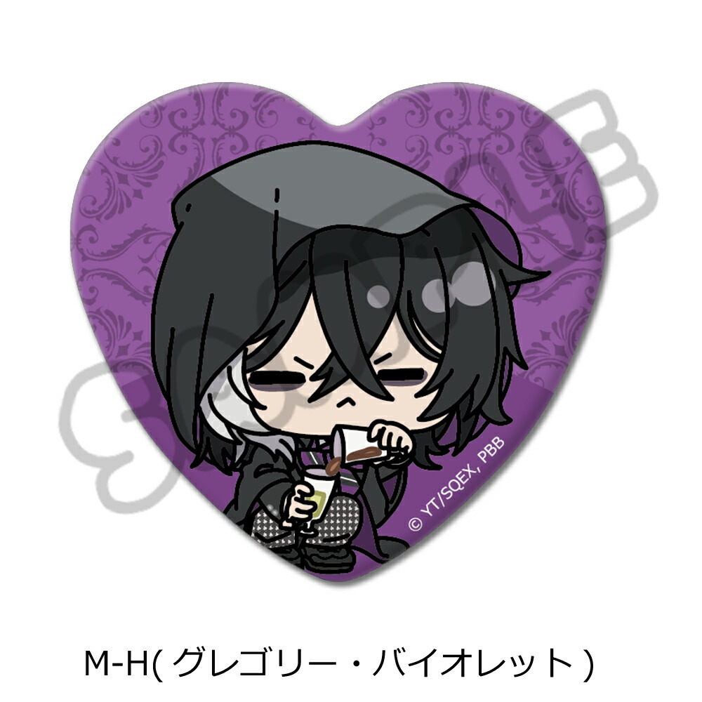 楽天市場】アニメ『黒執事 -寄宿学校編-』 ハート型缶バッジ