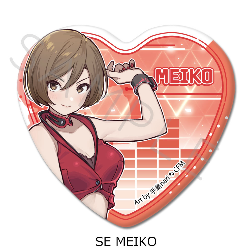 楽天市場】『初音ミク＆ピアプロキャラクターズ』 ハート型缶バッジ