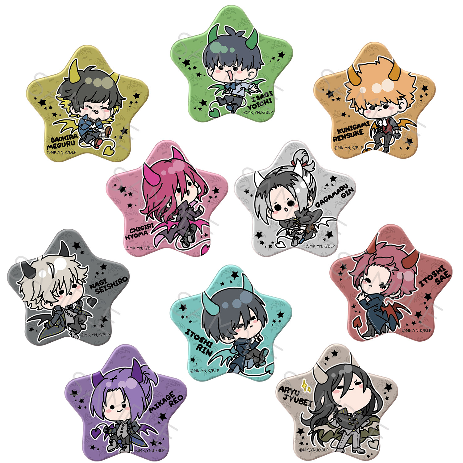 楽天市場】TVアニメ『ブルーロック』 第4弾 星型缶バッジ M-YA(潔世一