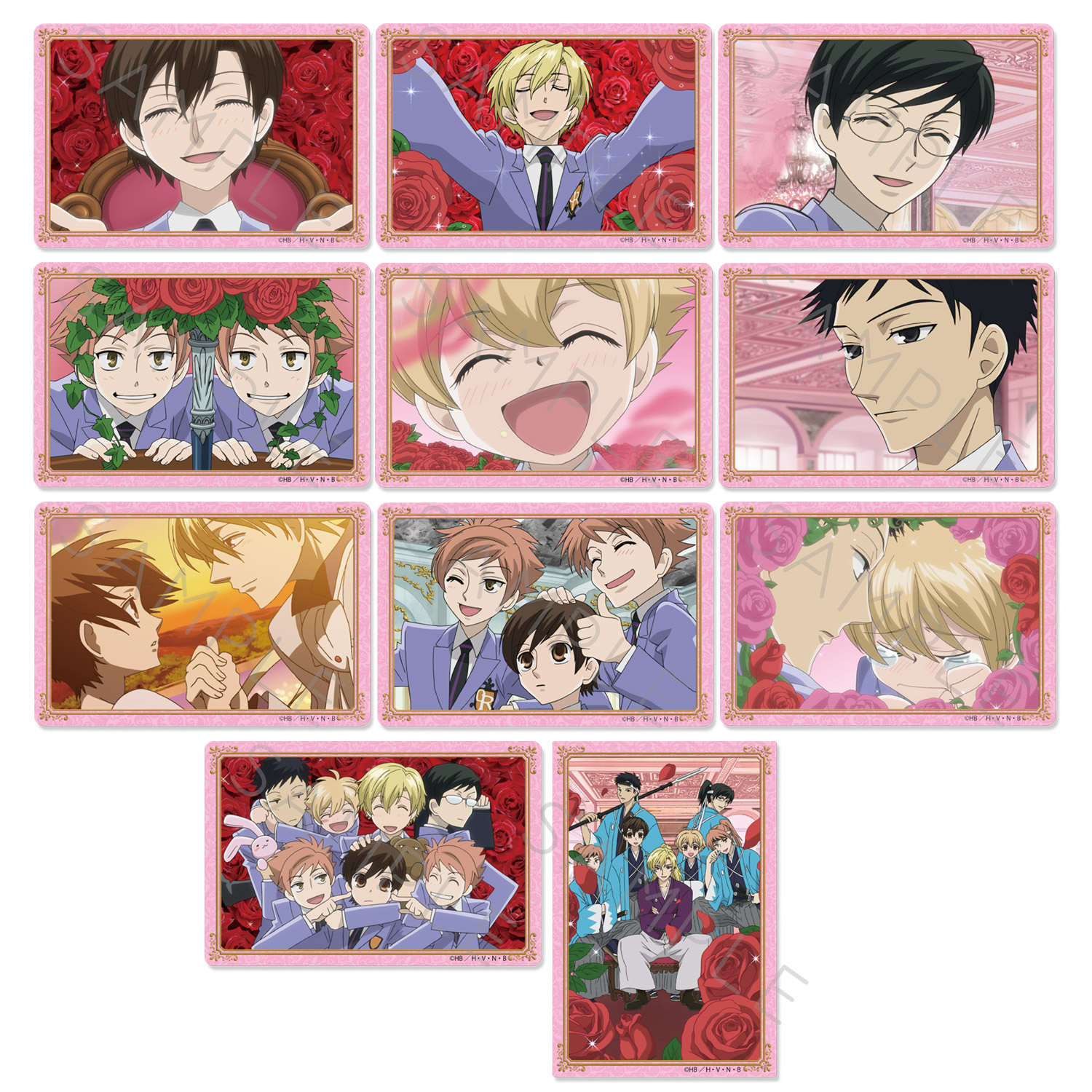 楽天市場】『桜蘭高校ホスト部』 クリアカードステッカー デザイン