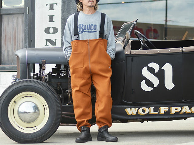 楽天市場】全3色【BLUCO/ブルコ】2024AW「Bonding Knit Overall