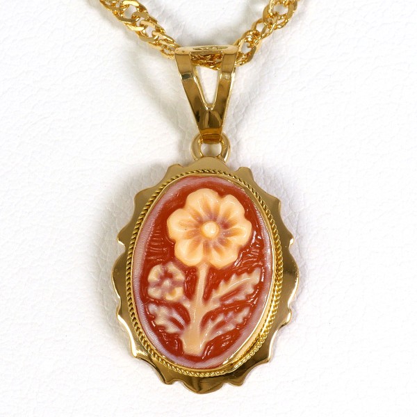 楽天市場】シェル カメオ k18の通販