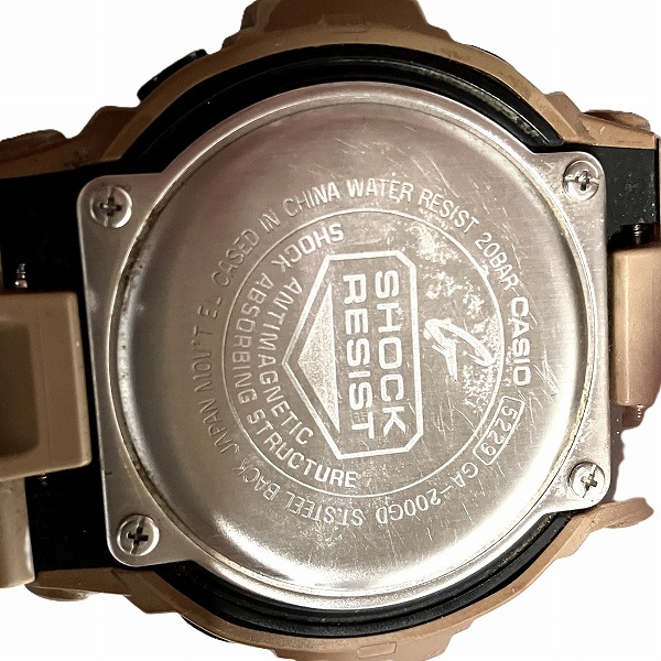 楽天市場】カシオ Gショック クレイジーゴールド GA-200GD クォーツ