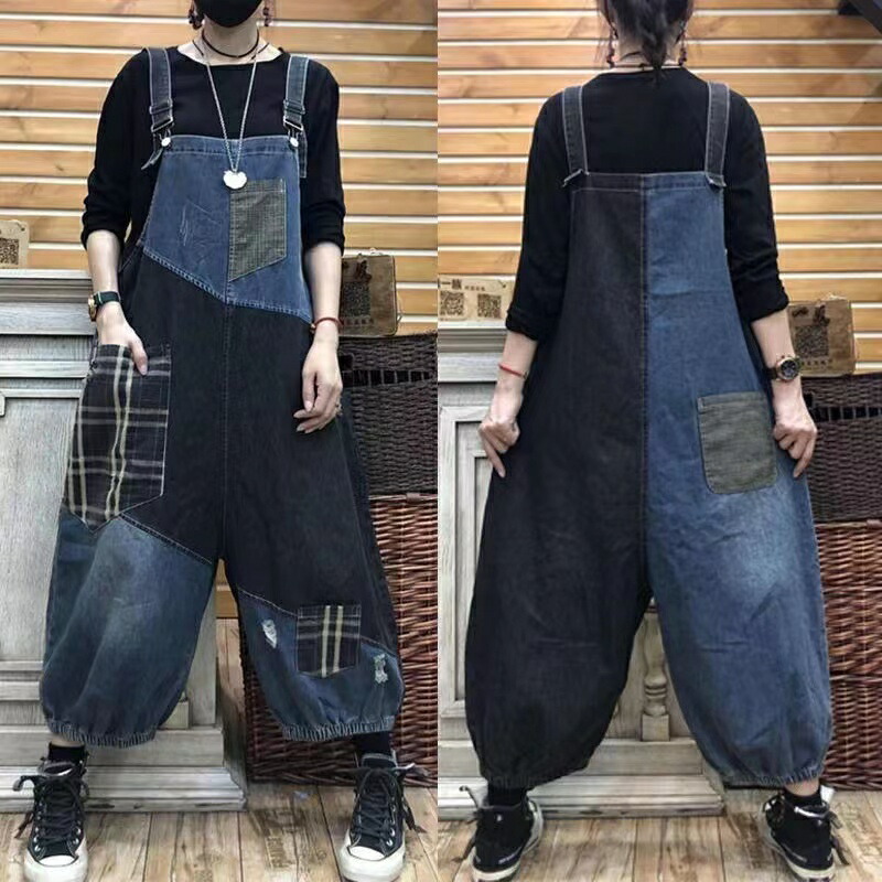 楽天市場】オーバーオール サルエル オールインワン サルエルパンツ