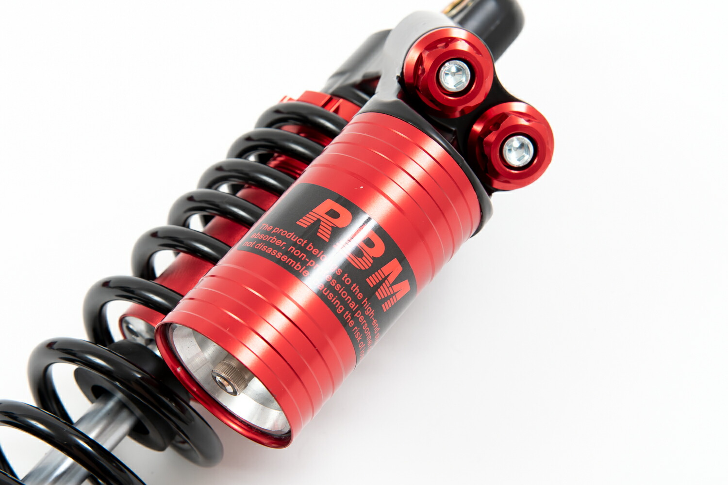 楽天市場】汎用品 250mm タンク付き リアサスペンション 黒赤 ショート