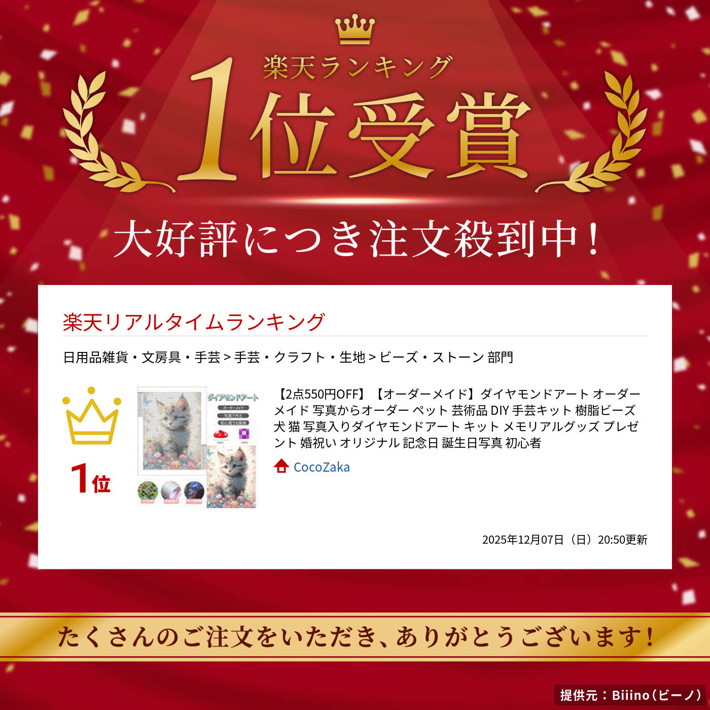 楽天市場】【2点で450円OFF】【オーダーメイド】ダイヤモンドアート