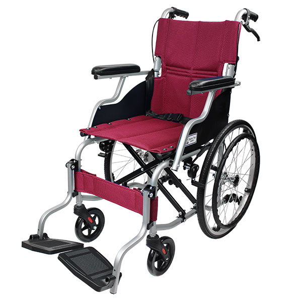楽天市場】車椅子 軽量 折り畳み 自走介助兼用 【ケアテックジャパン