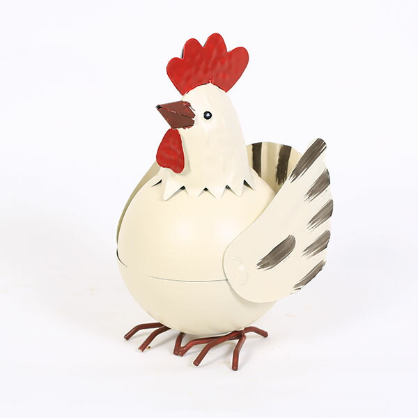 楽天市場】雑貨 オーナメント：ブリキのニワトリ／カラーコッコ （大