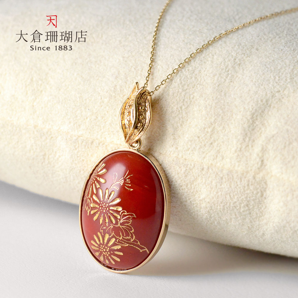 楽天市場】血赤珊瑚 ペンダント トップ ヘッド サンゴ さんご K18 18金