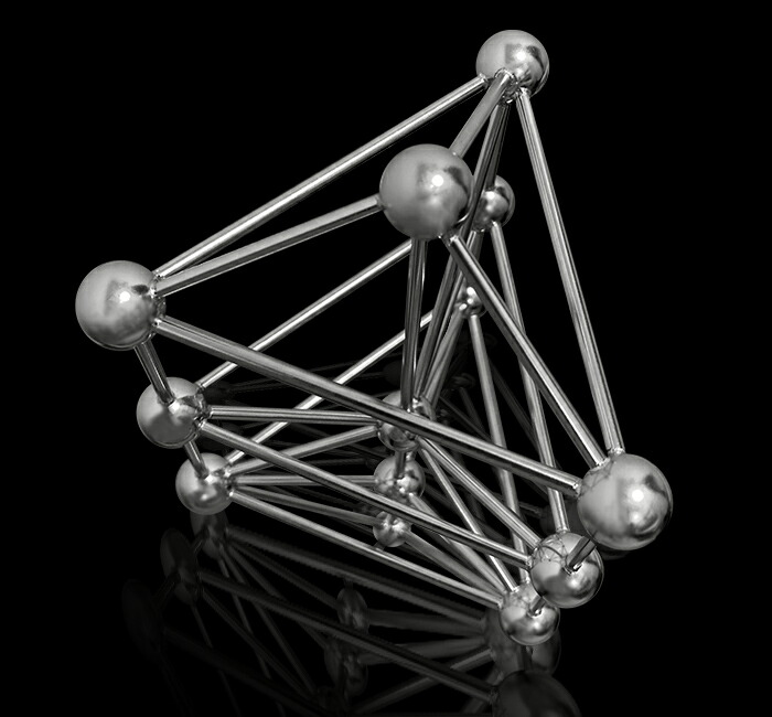 楽天市場】模型 3Dカバラ パドマ（ステンレス） : クスリエショップ ユニカ