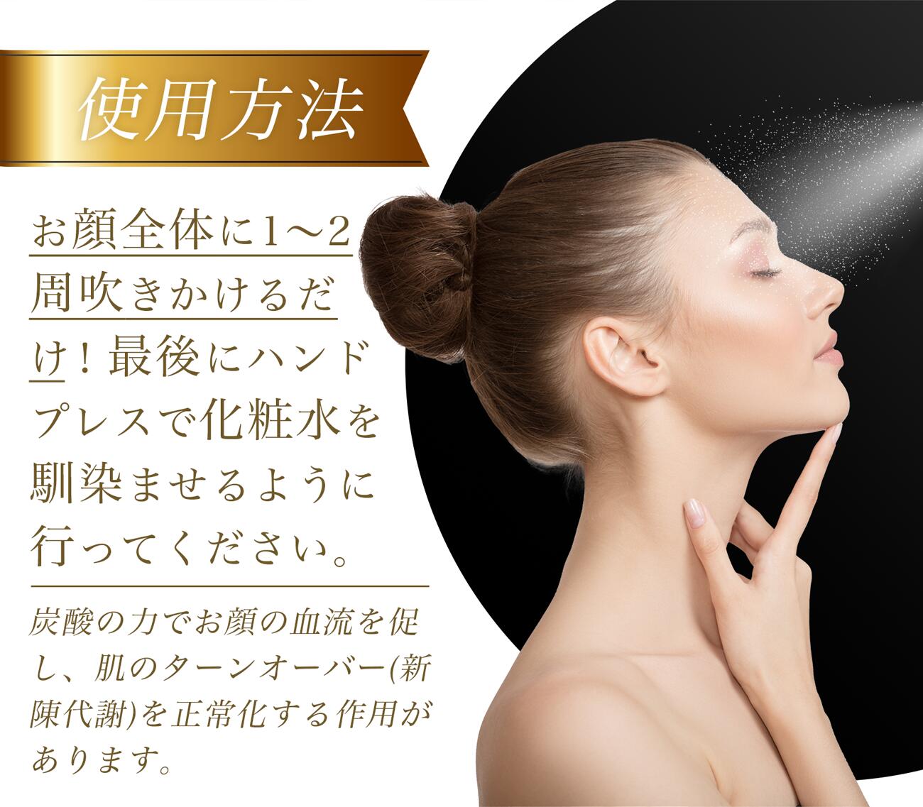 楽天市場】[ 炭酸整体 (白) 1〜5本セット ] 化粧水 炭酸 スキンケア