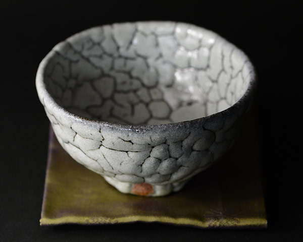 楽天市場】和食器・蓬莱茶碗 銘「石だたみ」(木箱付） 作家・人間国宝