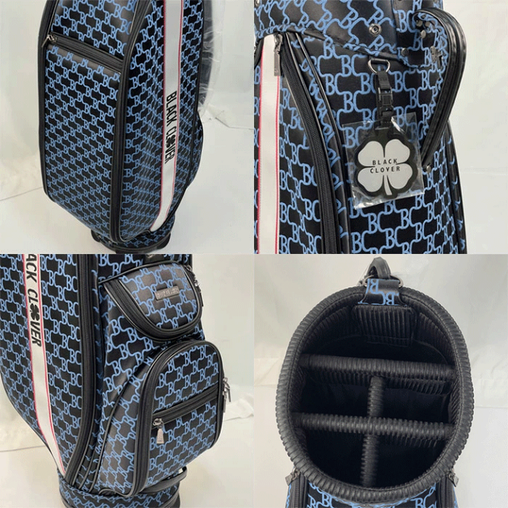 楽天市場】ブラッククローバー BLACK CLOVER ゴルフ キャディバッグ