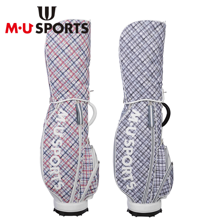 楽天市場】MU SPORTS MU スポーツ マルチバイアスチェック柄 キャディ