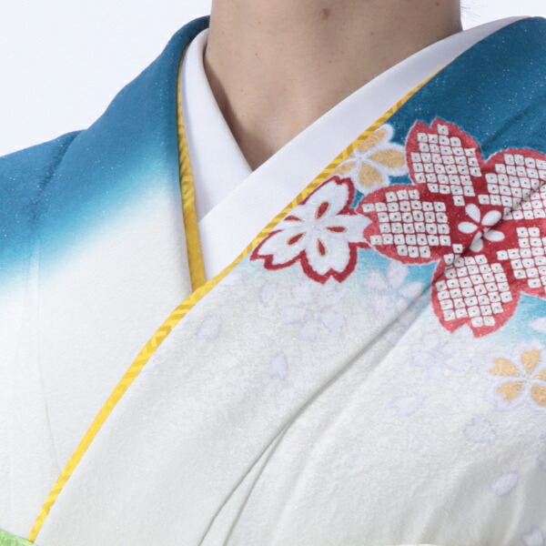 楽天市場】【中古】【購入品】振袖 フルセット Mサイズ 絞り柄 成人式