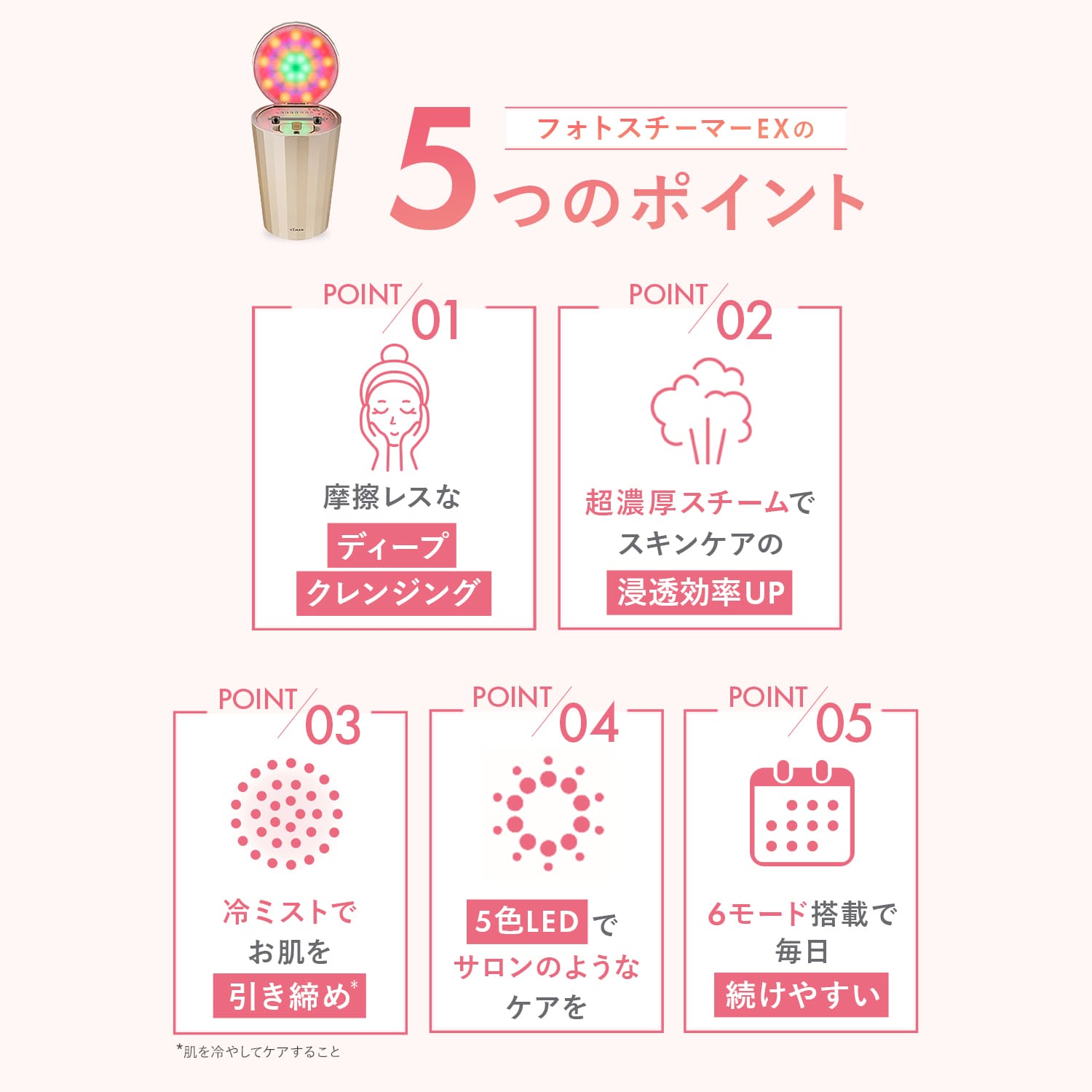 楽天市場】【50%オフ☆3/4 20:00から3/11 1:59まで】スチーマー