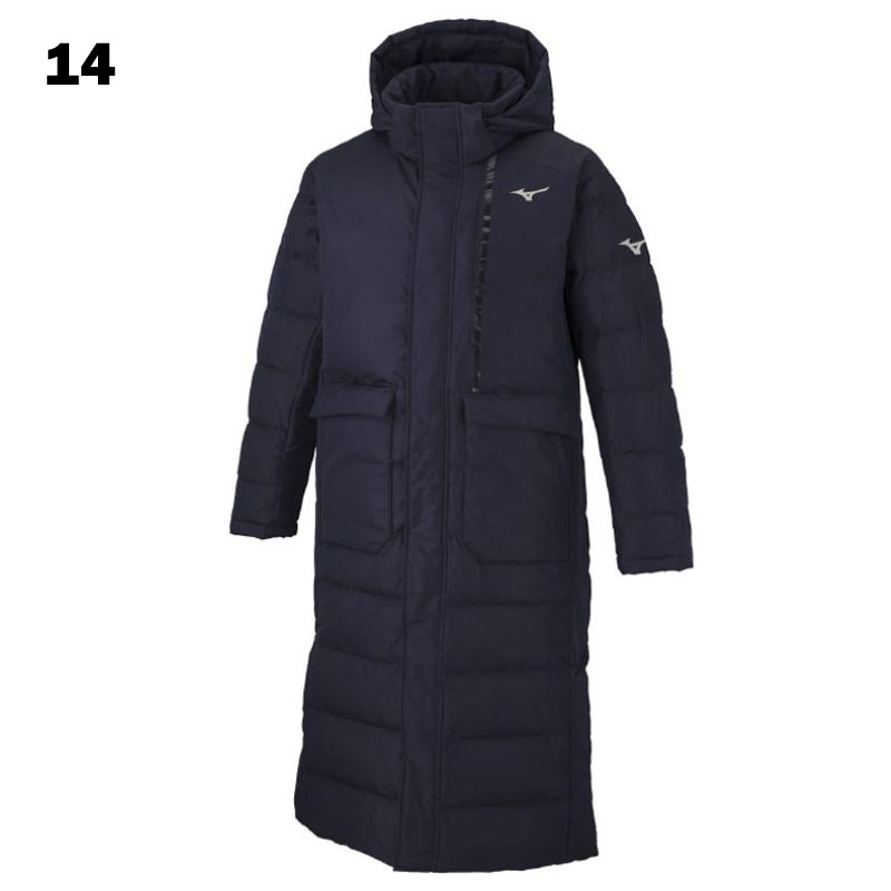 楽天市場】ミズノ ダウンロングコート ベンチコート 32ME2550