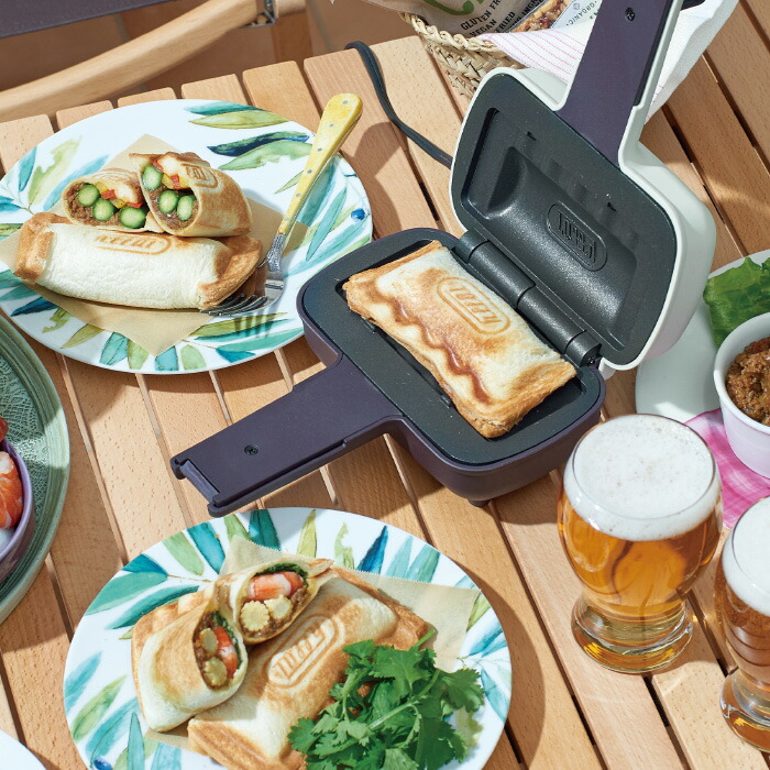 楽天市場】特典付き！ Toffy 【 ハーフホットサンドメーカー