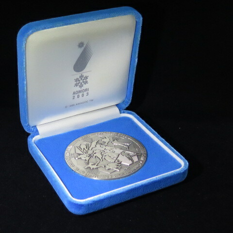 楽天市場】【純銀】 第5回アジア冬季競技大会 青森2003 記念貨幣発行