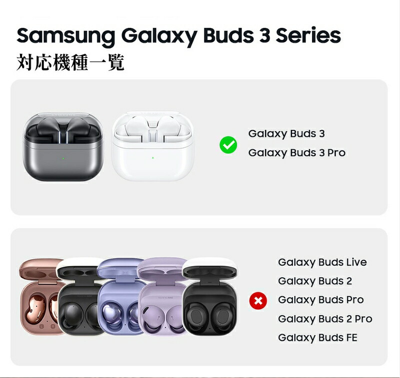 楽天市場】galaxybuds3 ケース 本革 Galaxy Buds3pro 収納カバー