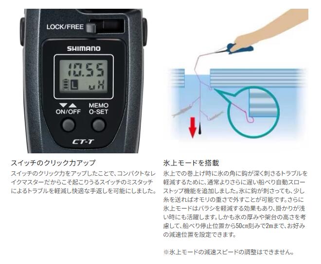 楽天市場】シマノ/SHIMANO 24レイクマスター CT-T ダークブルー