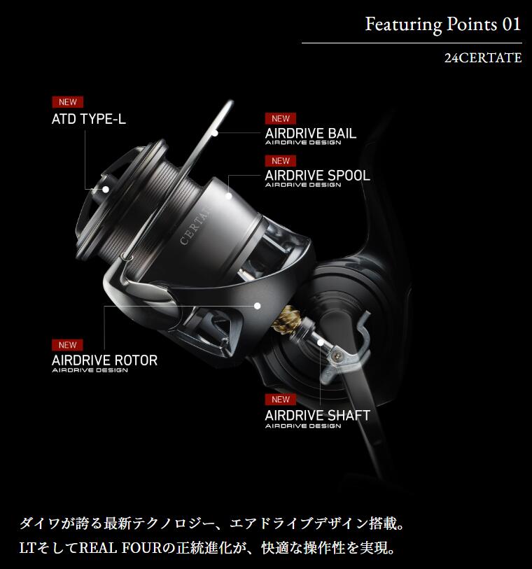 楽天市場】ダイワ/DAIWA 24セルテート LT3000-CH (スピニングリール