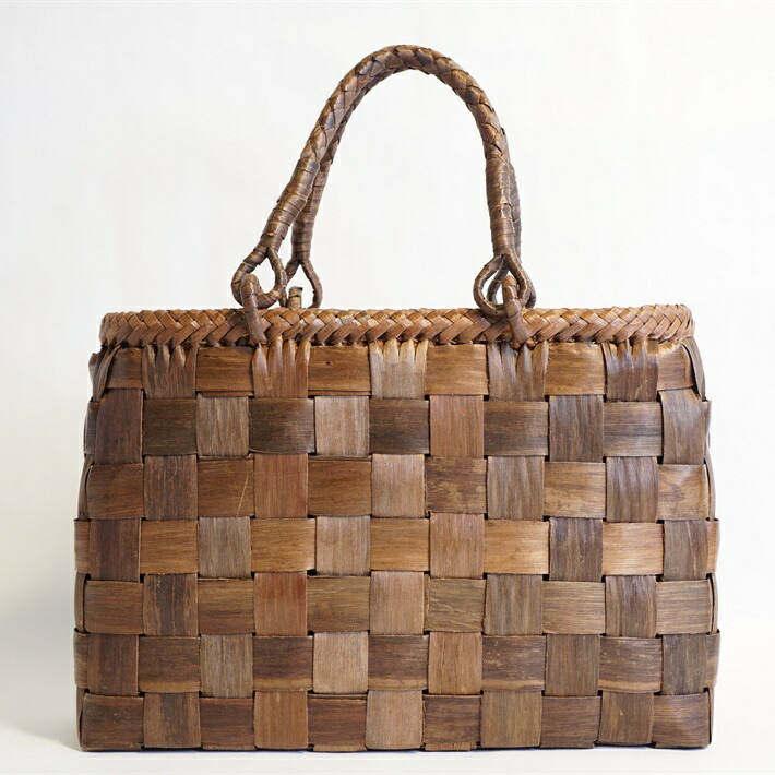 楽天市場】山胡桃木 籠 バッグ かご 男女兼用 やまくるみ オリジナル新