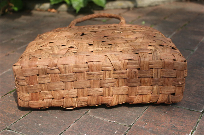 楽天市場】乱れ編み 山葡萄 かご 籠 バッグ 一番皮 中布と内ポケット