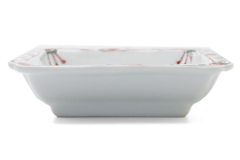 楽天市場】九谷焼：南京赤絵花文四方向付・須田菁華《小鉢・14.0cm