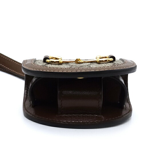 楽天市場】グッチ ホースビット Airpods ケース GGスプリーム ブラウン