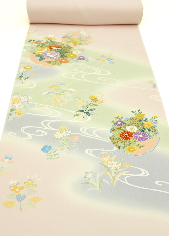 楽天市場】反物◇附下 正絹【丹後ちりめん】皆練（かいねり）色