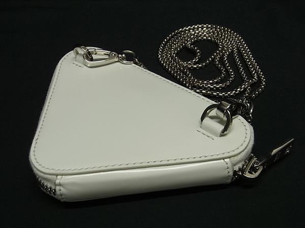 楽天市場】□極美品□ PRADA プラダ 1NR005 レザー チェーン クロス