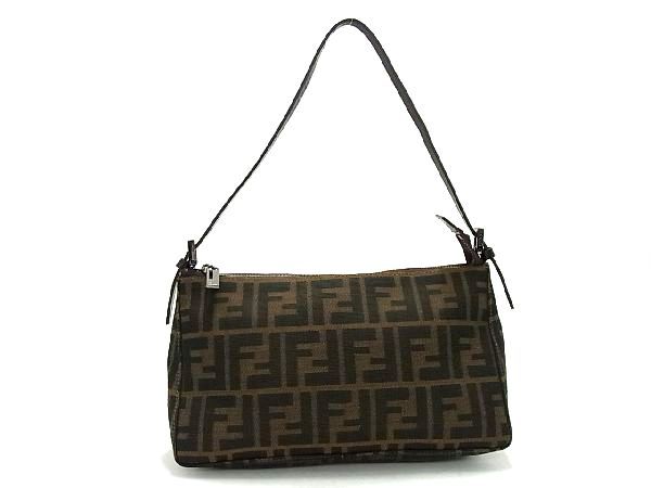 楽天市場】□極美品□ FENDI フェンディ ズッカ柄 ナイロンキャンバス