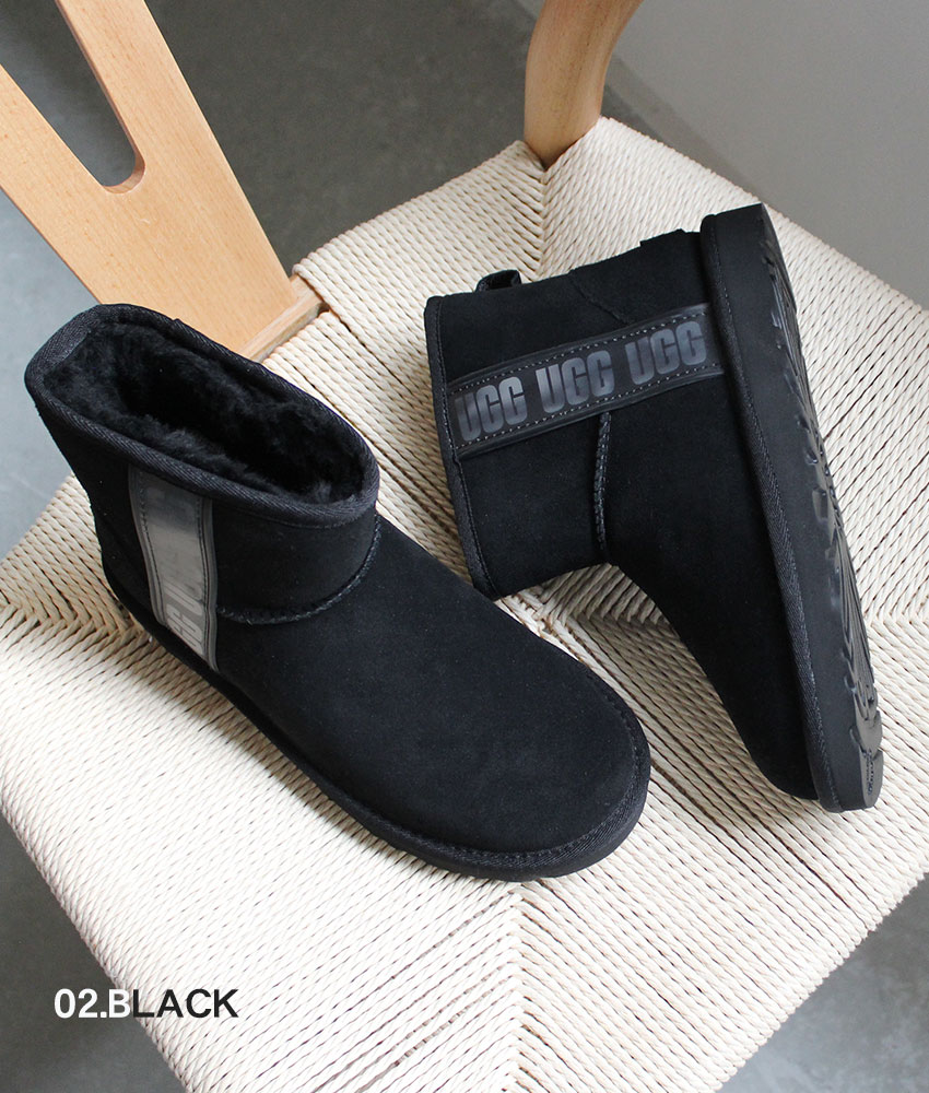 楽天市場】アグ クラシックミニサイドロゴII UGG ブーツ レディース